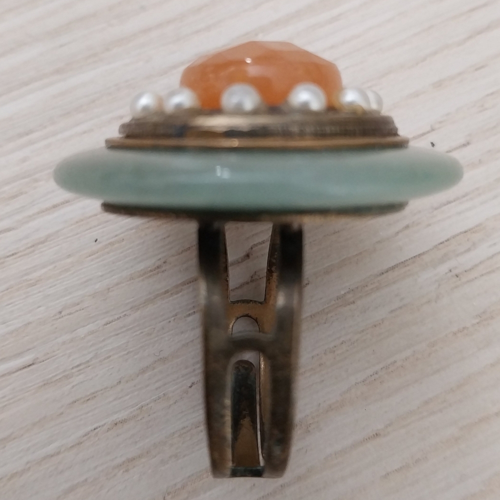Jade Disc Ring - image 6